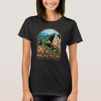 Machu Picchu Peru Vintages Emblem