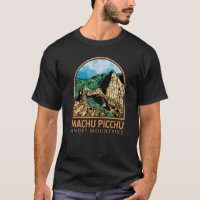 Machu Picchu Peru Vintages Emblem