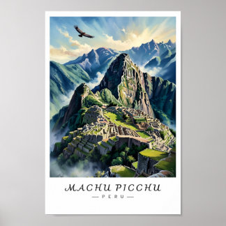 Machu Picchu Peru Wandkunst, Inka-Stadt Poster