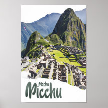 Machu Picchu Peru Wasserfarbenmalerei Reisen