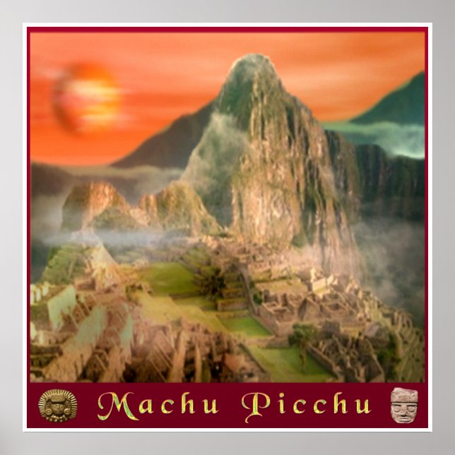 Machu Picchu-Plakat Poster (Vorne)