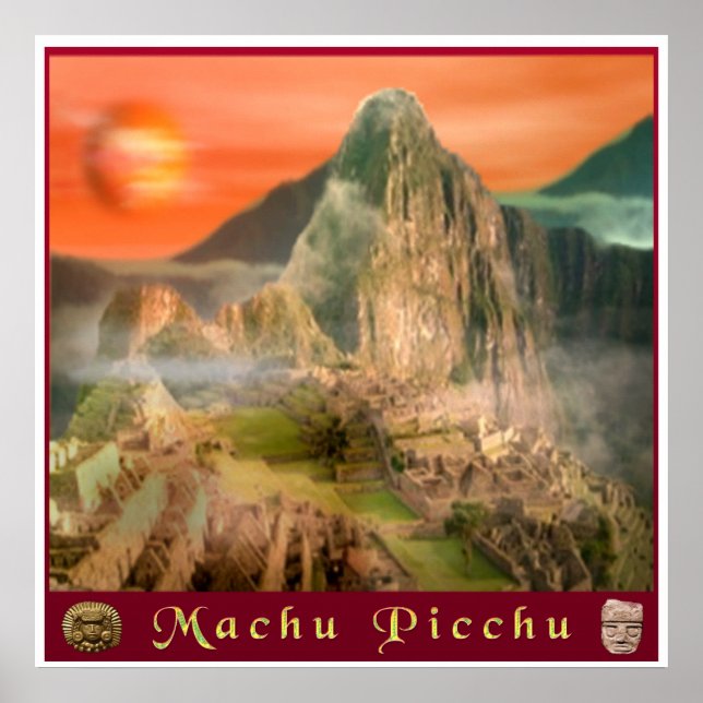 Machu Picchu-Plakat Poster (Vorne)