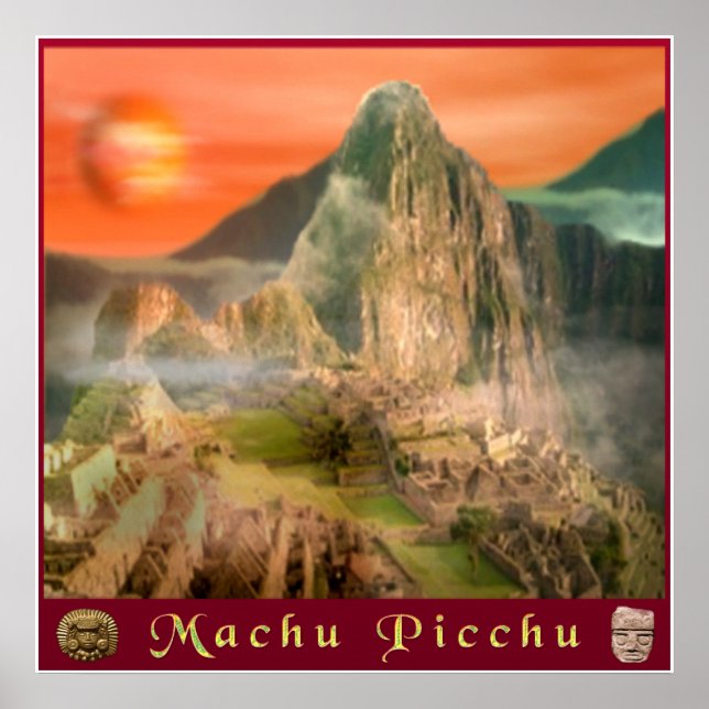 Machu Picchu-Plakat Poster (Vorne)