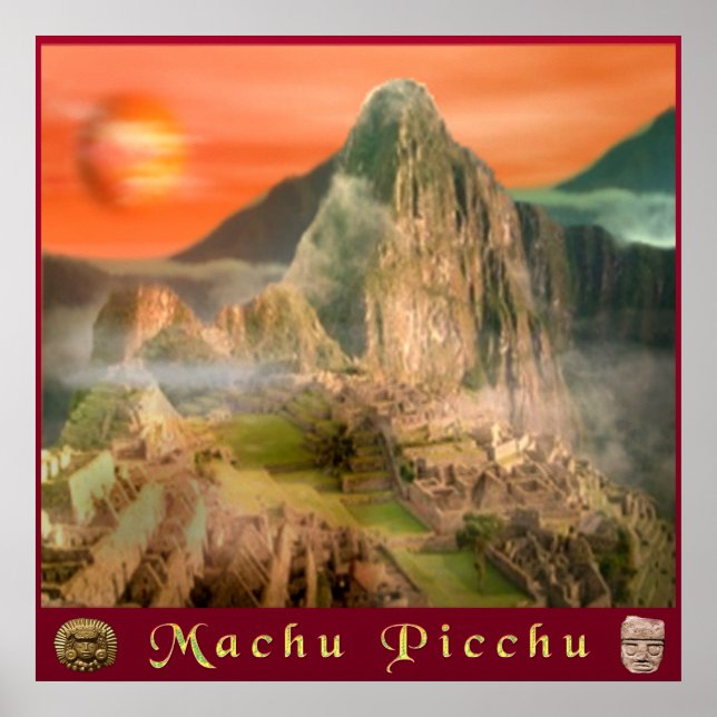 Machu Picchu-Plakat Poster (Vorne)