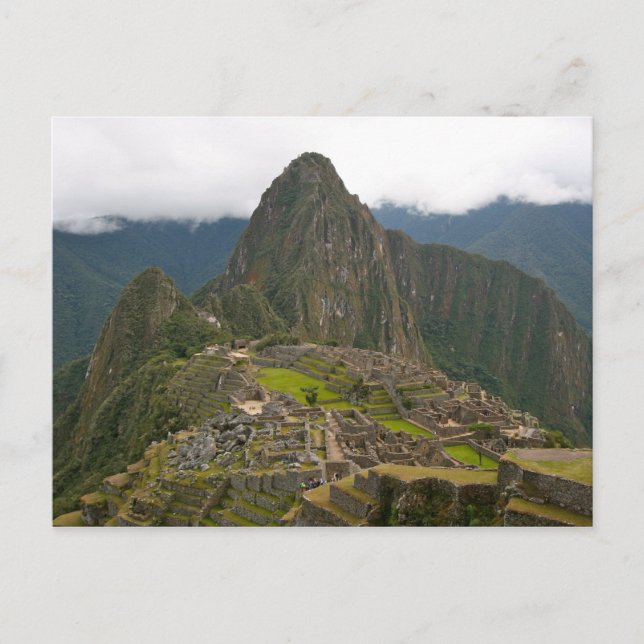 Machu Picchu Postcard Postkarte (Vorderseite)