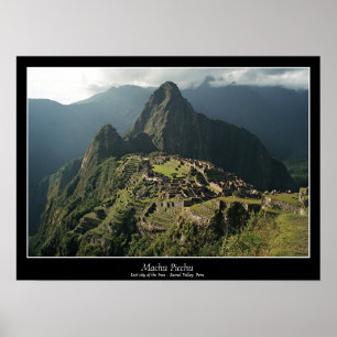 Machu Picchu Poster - 7 Weltwunder