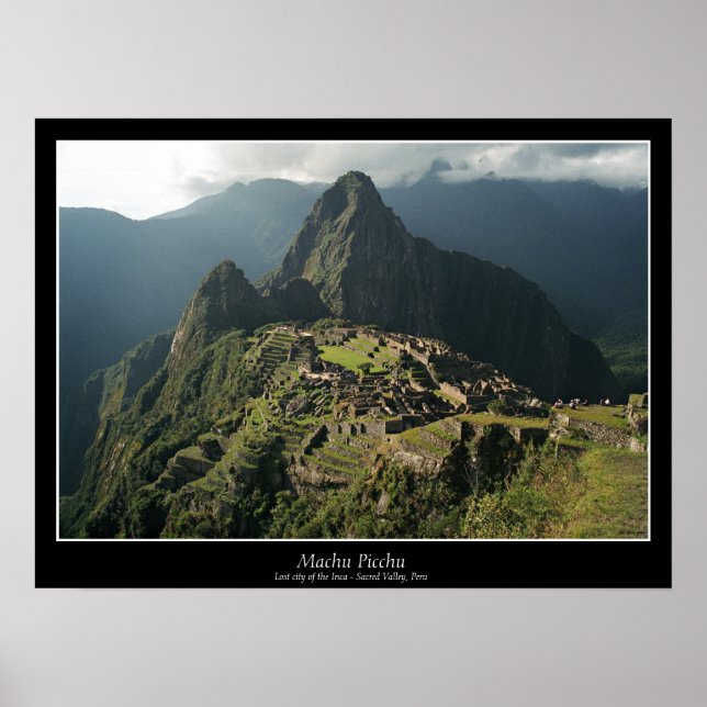 Machu Picchu Poster - 7 Weltwunder (Vorne)