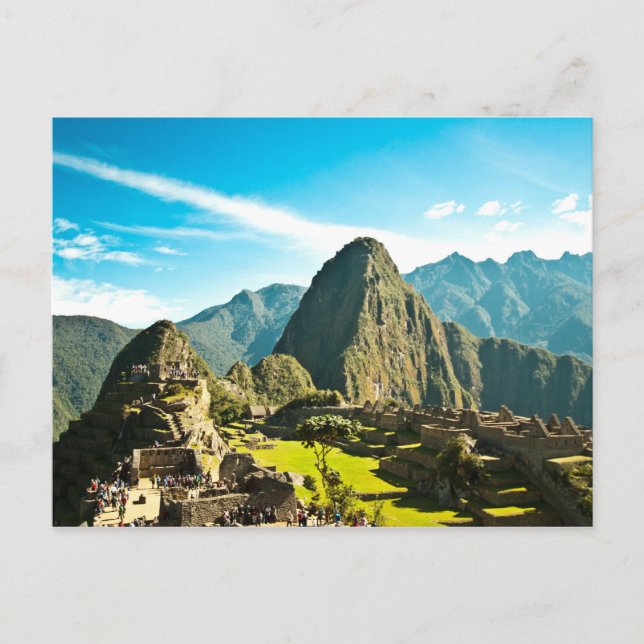 Machu Picchu Postkarte (Vorderseite)