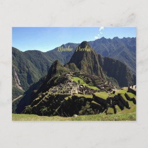 Machu Picchu Postkarte