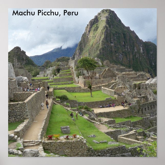 Machu Picchu Print Poster (Vorne)