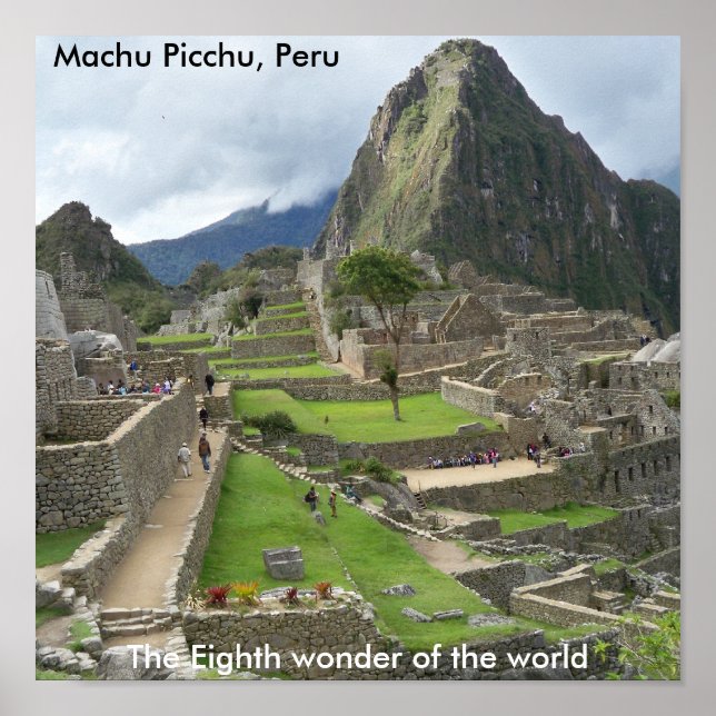 Machu Picchu Print Poster (Vorne)