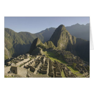 Machu Picchu, Ruinen der Inkastadt, Peru.