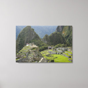 Machu Picchu, Ruinen der Inkastadt, Peru. 2 Leinwanddruck