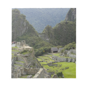 Machu Picchu, Ruinen der Inkastadt, Peru. 2 Notizblock