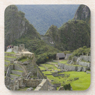 Machu Picchu, Ruinen der Inkastadt, Peru. 2 Untersetzer