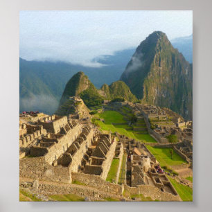 Machu Picchu-Ruinen Poster