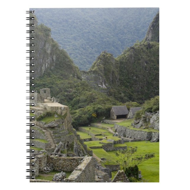 Machu Picchu, Ruinen von Inka Stadt, Peru.2 Notizblock (Vorderseite)