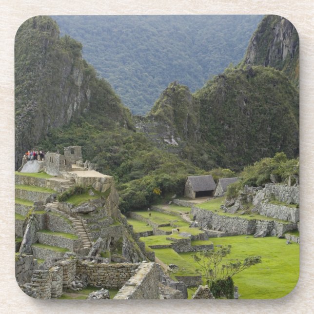 Machu Picchu, Ruinen von Inka Stadt, Peru.2 Untersetzer (Vorderseite)
