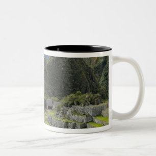 Machu Picchu, Ruinen von Inka Stadt, Peru.2 Zweifarbige Tasse