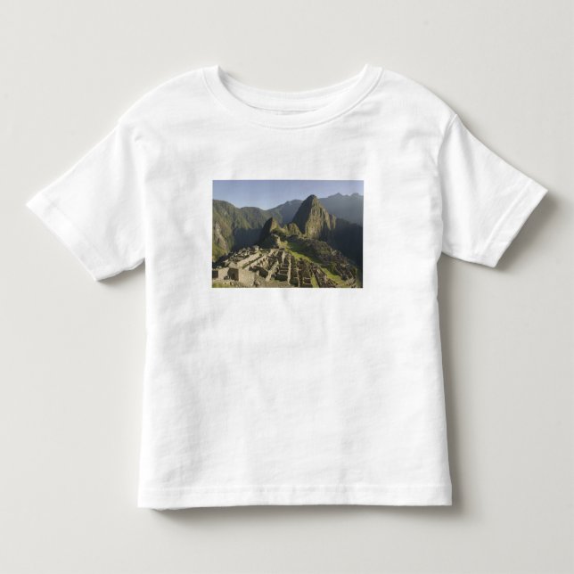 Machu Picchu, Ruinen von Inka Stadt, Peru. Kleinkind T-shirt (Vorderseite)