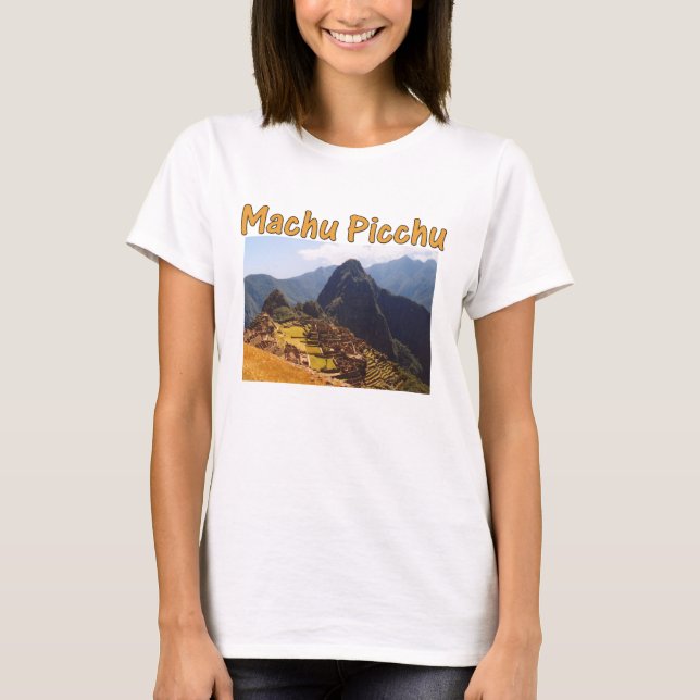 Machu Picchu Ruins Peru Sunrise T-Shirt (Vorderseite)