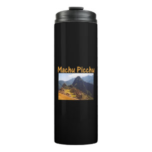 Machu Picchu Ruins Peru Sunrise Thermosbecher