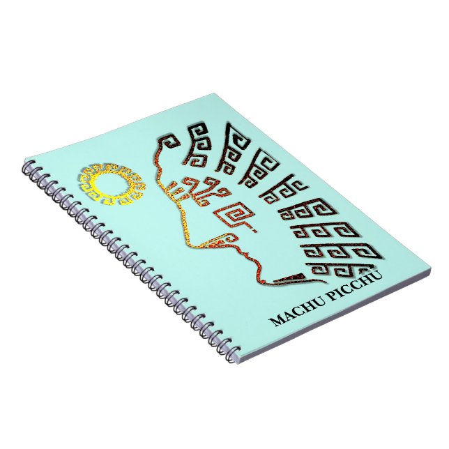 Machu_Picchu-Silhouette Notizblock (Rechte Seite)