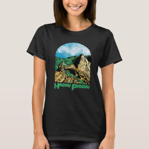 Machu Picchu Souvenir Peru Ruined City South Ameri T-Shirt