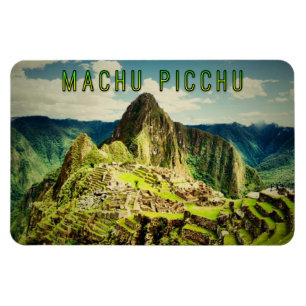 Machu Picchu stilisiert Magnet