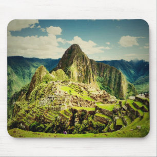 Machu Picchu stilisiert Mousepad