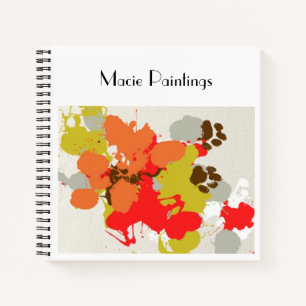 Macie Painting-Notebook Notizbuch