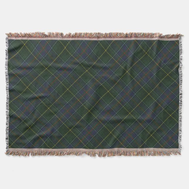 MacInnes Hunting M Original Scottish Tartan Decke (Vorderseite)