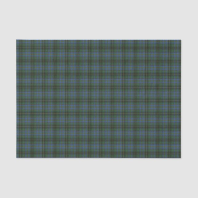 MacInnis Junting Ancient Scottish Tartan Seidenpapier (Vorderseite)