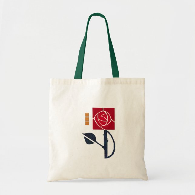 Macintosh-Rosen-Tasche Tragetasche (Vorne)
