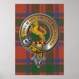 MacIntosh Tartan & Abzeichen Poster