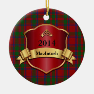 MacIntosh Tartan Karierte benutzerdefinierte Ornam Keramikornament