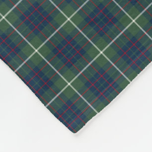 MacIntyre Clan Green Hunting Tartan Fleecedecke