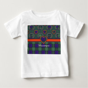 Macintyre Clan karierter schottischer Tartan Baby T-shirt