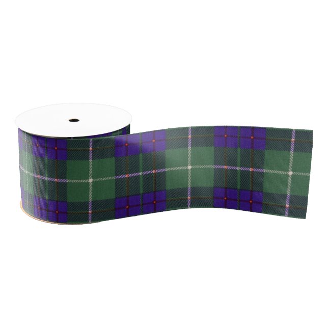 Macintyre Clan karierter schottischer Tartan Ripsband (Spule)