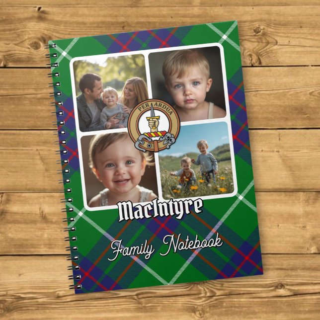 MacIntyre-Familien-Fotocollage Notizblock (Von Creator hochgeladen)