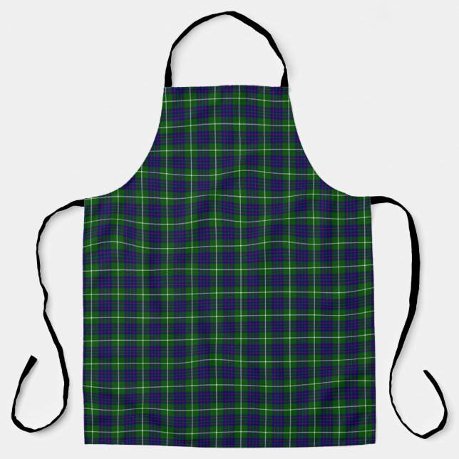 MacIntyre tartan grün kariert Schürze (Vorderseite)