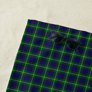 MacIntyre tartan grün kariert Strandtuch