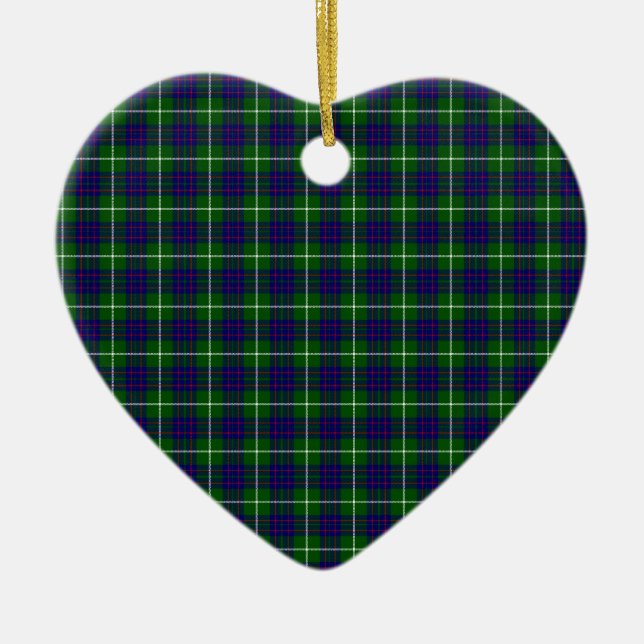MacIntyre Tartan Keramikornament (Vorne)