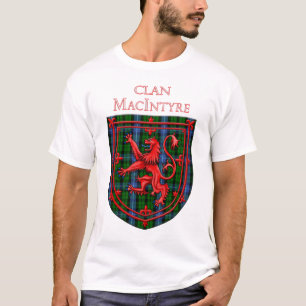 MacIntyre Tartan Scottish Kariert Lion Rampant T-Shirt