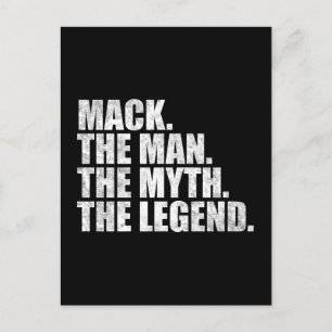 Mack Name, Mack Der Mann Der Mythos Die Legende Postkarte