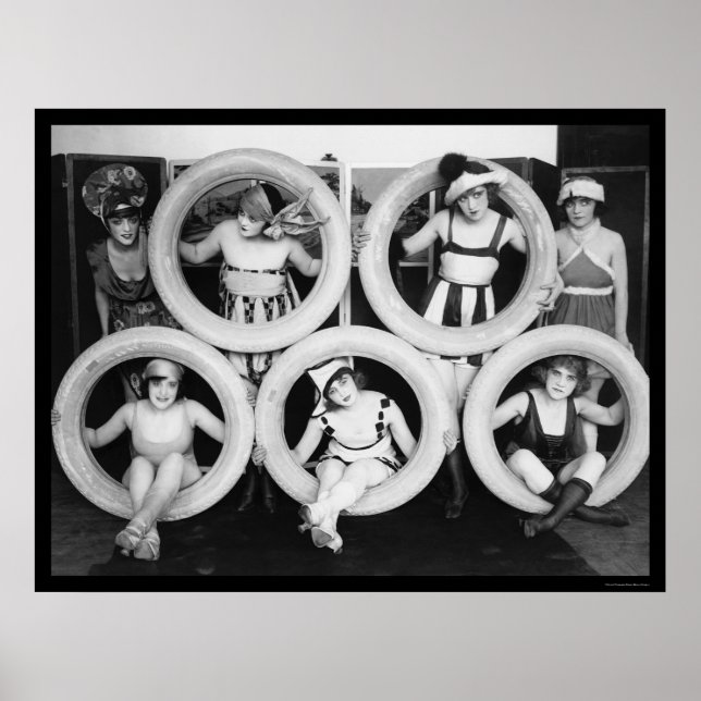 Mack Sennett Bathing Beauties 1922 Poster (Vorne)