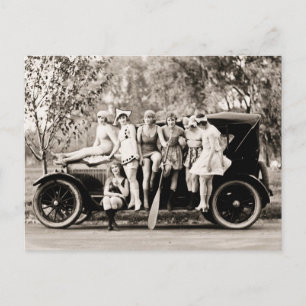 Mack Sennett Girls 1918 vintage Postkarte