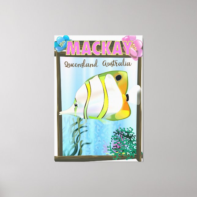 Mackay Australia Tropenposter Leinwanddruck (Vorderseite)