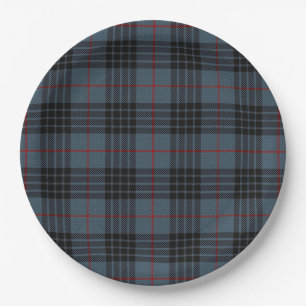 MacKay Blue Tartan Pappteller