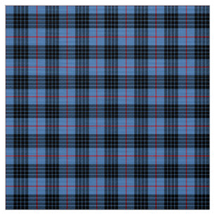MacKay Blue Tartan Stoff